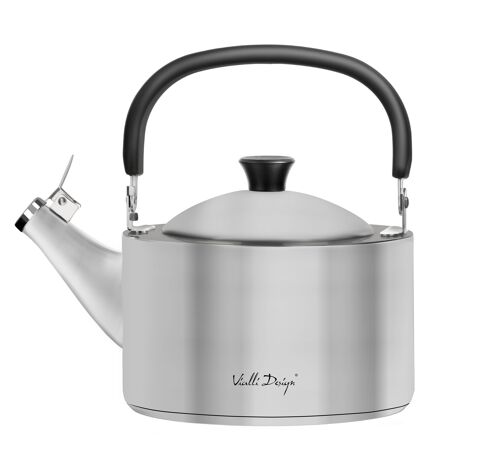 1.5l kettle with a whistle matt steel DIAMANTE 7855