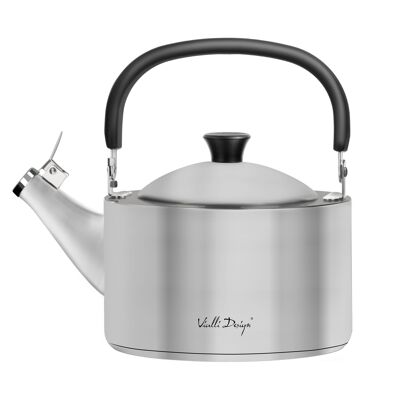 1.5l kettle with a whistle matt steel DIAMANTE 7855