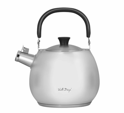 2.5l kettle with a whistle, matt steel BOLLA 8630