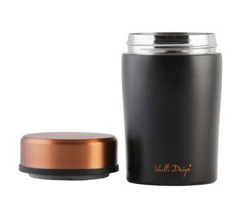 Thermos dîner noir or rose 500ml FUORI 8067 2