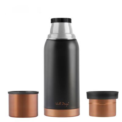 Thermos noir or rose 1l FUORI 8098