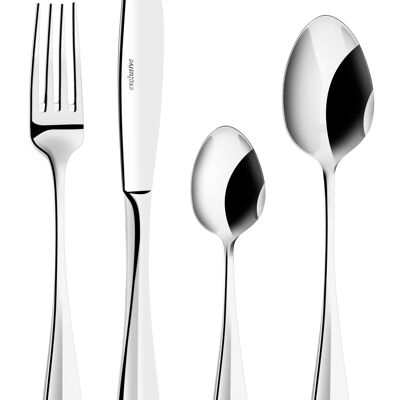 SET of 24-pcs cutlery lunch set stainless steel CRISTALLO 5936