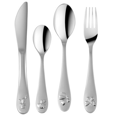 Set of 4 pcs children's cutlery TUTTI 8258