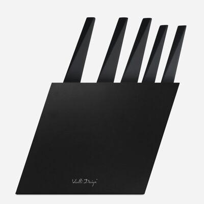 SET of 5-pcs knifes in block black VOLO 5226