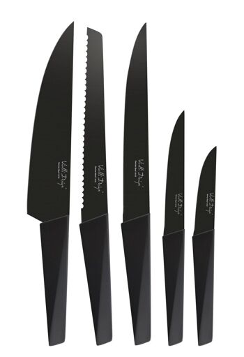 SET de 5 couteaux en bloc noir VOLO 5226 2
