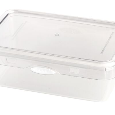 Food storage container Push&Push 1100ml white FOODIE 6544