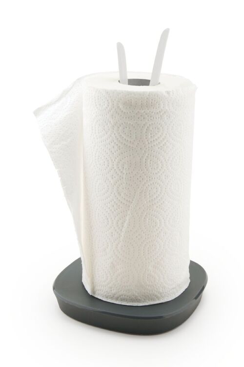 Paper roll holder white-grey LIVIO 3611