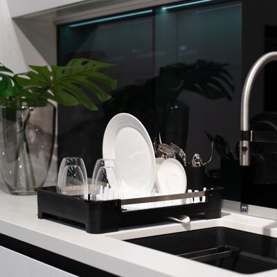 Dish rack black SOHO 8456