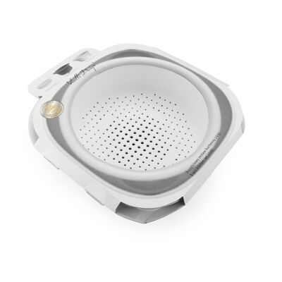 JUEGO de 3 cuencos de cocina blanco-gris LIVIO 8340