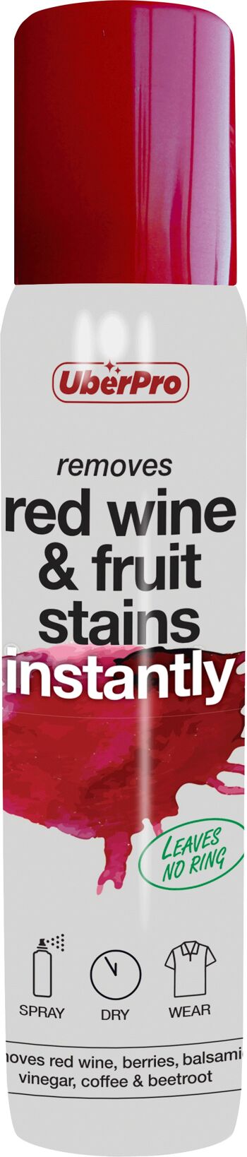 Détachant vin rouge et fruits