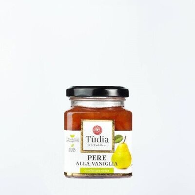 Extra vanilla pear jam.