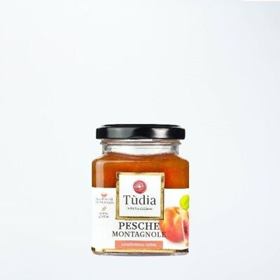 Montagnole peach extra jam.