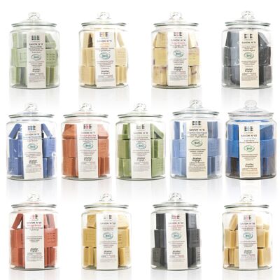 Lot 13 Jars - 390 Organic Soaps OFFER SPECIAL OFFER MARCH 2024 -10%