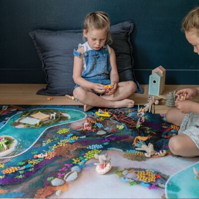 Alfombra de juegos para niños Coral Reef - Mediana