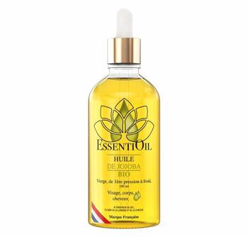 Huile végétale de jojoba BIO 100mL 1