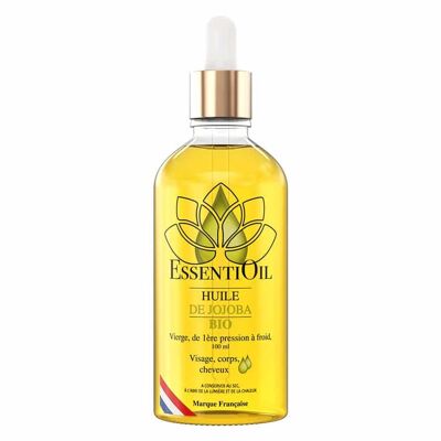 Huile végétale de jojoba BIO 100mL