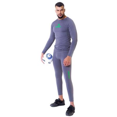 Long Sleeve Compression Top Haynes Grey Top (HAY903)