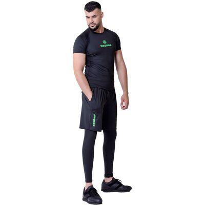 Long Sleeve Compression Top Haynes Black Top (HAY903)