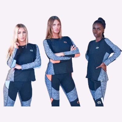 Haut à manches longues Active Sportswear Aqua (KIR6401)