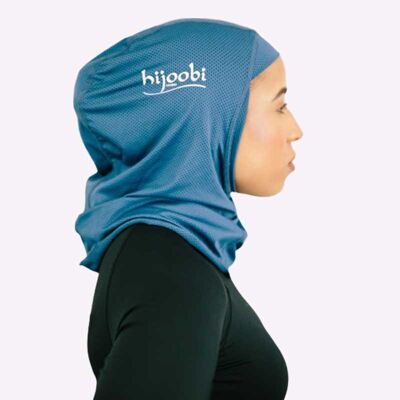 Pro Sports Hijab Bleu Profond (Hijoobi31)