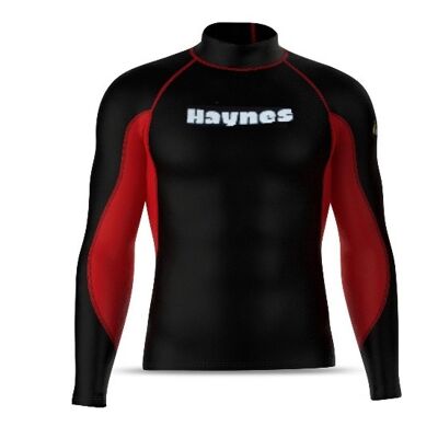Haynes Long Sleeves Black with Red (HD-954-HD-954)