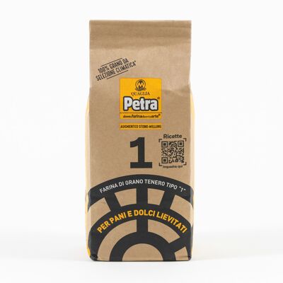 PETRA 1 - Typ „1“ steingemahlenes sauberes Weizenmehl aus klimatisch selektiertem Weizen