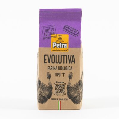PETRA 0201 - Harina de trigo blando orgánica de mezcla 100% italiana de granos Evolutivo