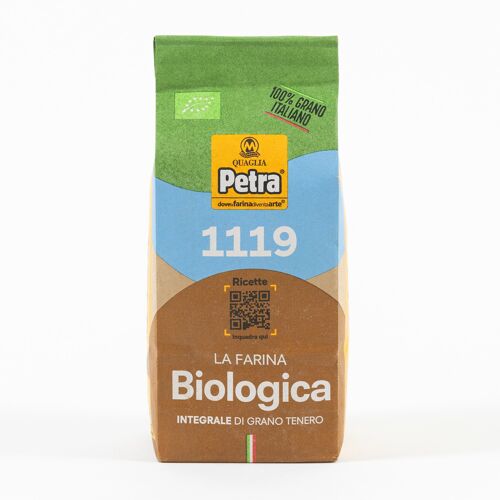 PETRA 1119 - Wholegrain Organic soft wheat flour from 100% Italian Wheat