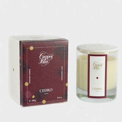 Cedar scented candle - 200gr