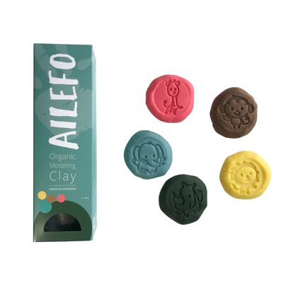 Organic modeling clay, Basic colors, small