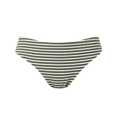 Braguita bikini rayas blanco-verde (1-1-1-1; S-M-L-XL)