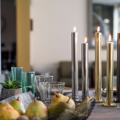 "STILL" TABLE CANDLE HOLDERS PACK Large model MATTE finish - SPECIAL OFFER