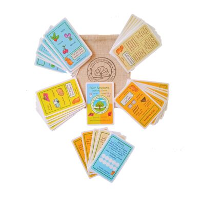 Tarjetas de cuatro estaciones
