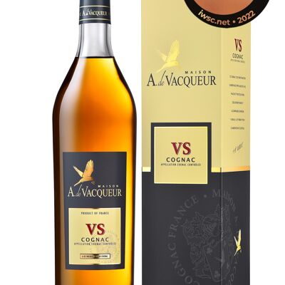 Cognac VS Maison A. de Vacqueur et son étui