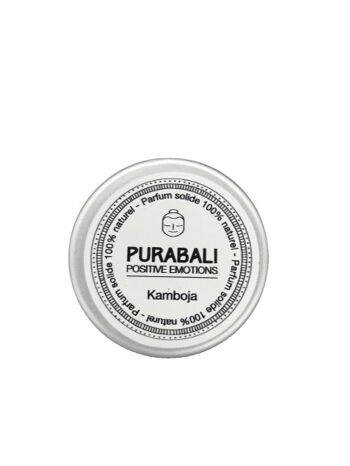 Parfum solide Kamboja 100% naturel 1