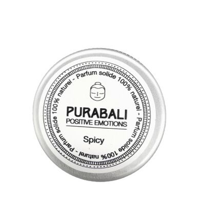 100 % natürliches würziges festes Parfüm