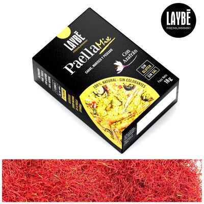 Paella Mix natural con Azafrán,caja 3 sobres 18g