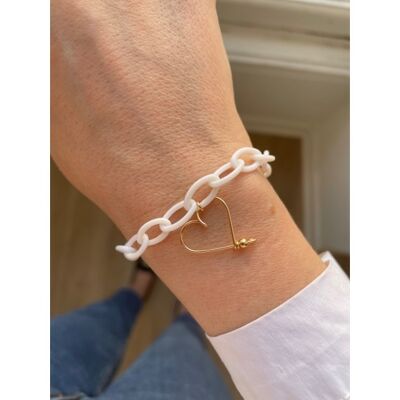 Lovely Candy White bracelet - 925 solid silver - One size