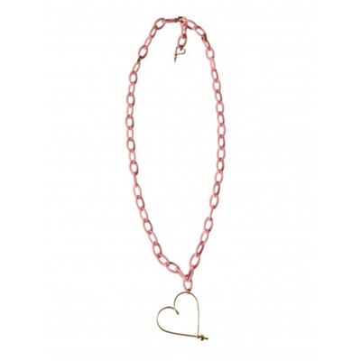 Collier Lovely Candy Rose - argent massif 925