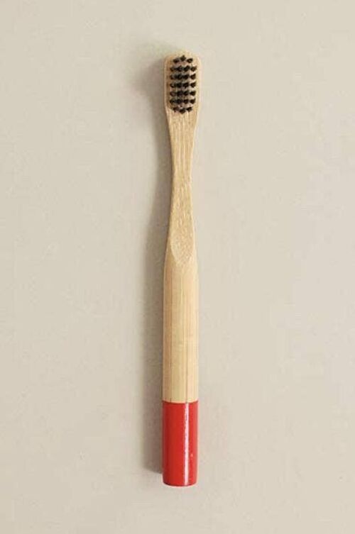 Bubba Boo Bamboo Toothbrush - Child_red
