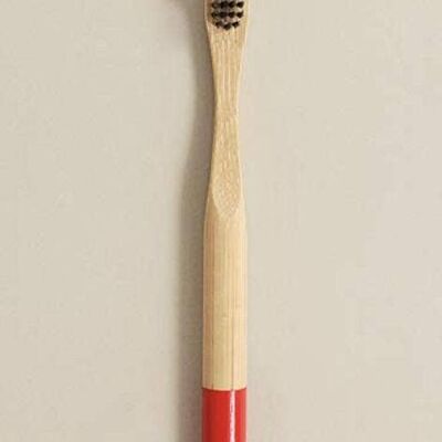 Cepillo de dientes de bambú Bubba Boo - Niño_rojo
