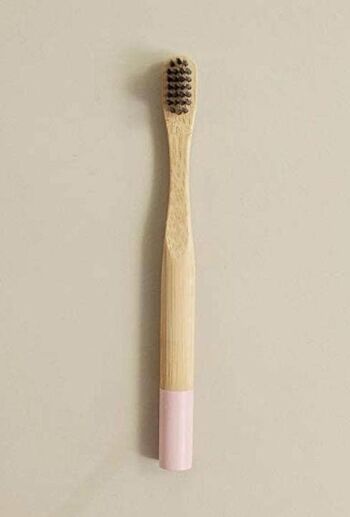 Brosse à dents en bambou Bubba Boo - Child_pink 1