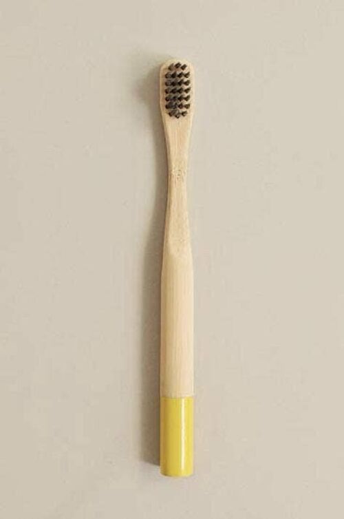 Bubba Boo Bamboo Toothbrush - Child_yellow
