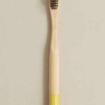 Cepillo de dientes de bambú Bubba Boo - Niño_amarillo