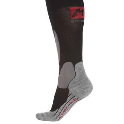 MSOCKS Skisocke MSK-01 Woman grau/rot