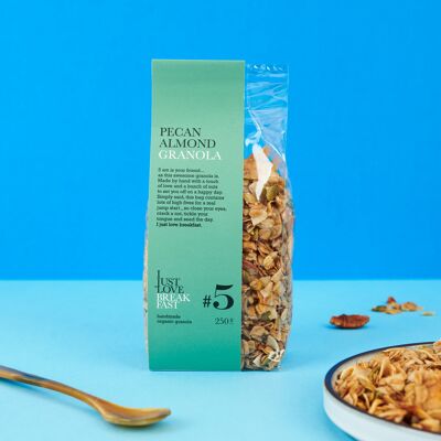 # 5 250g de granola orgánica de nueces y almendras