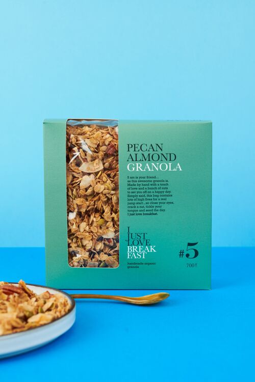 #5 700g pecan almond bio granola