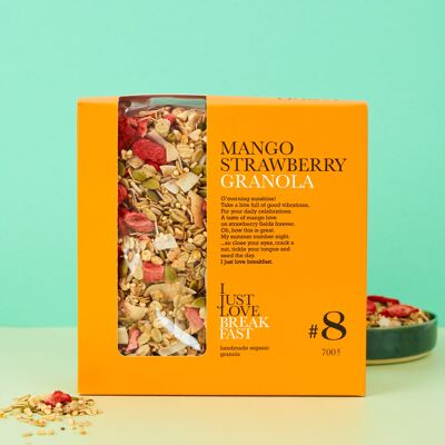 #8 Granola organic mangue fraise 700g - DLC courte 12/23