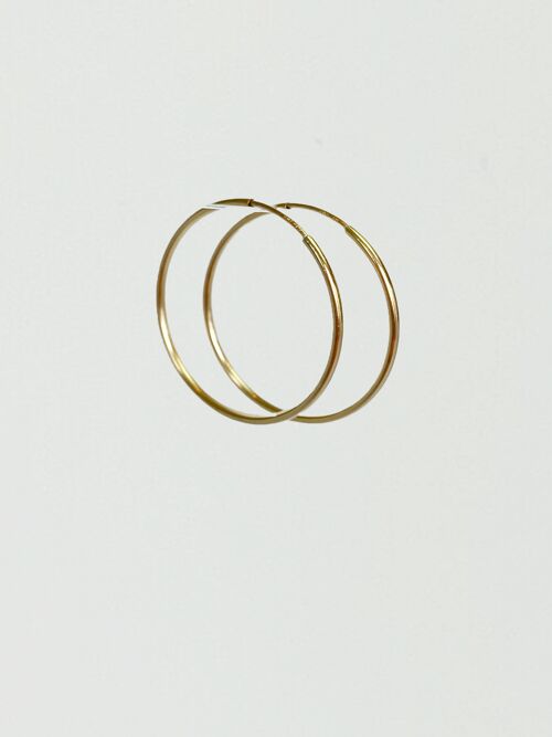Essential gold filled hoops
