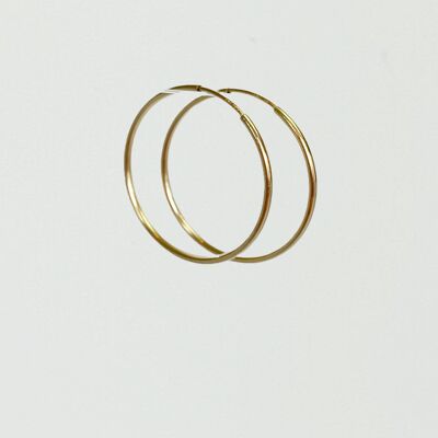 Essential gold filled hoops